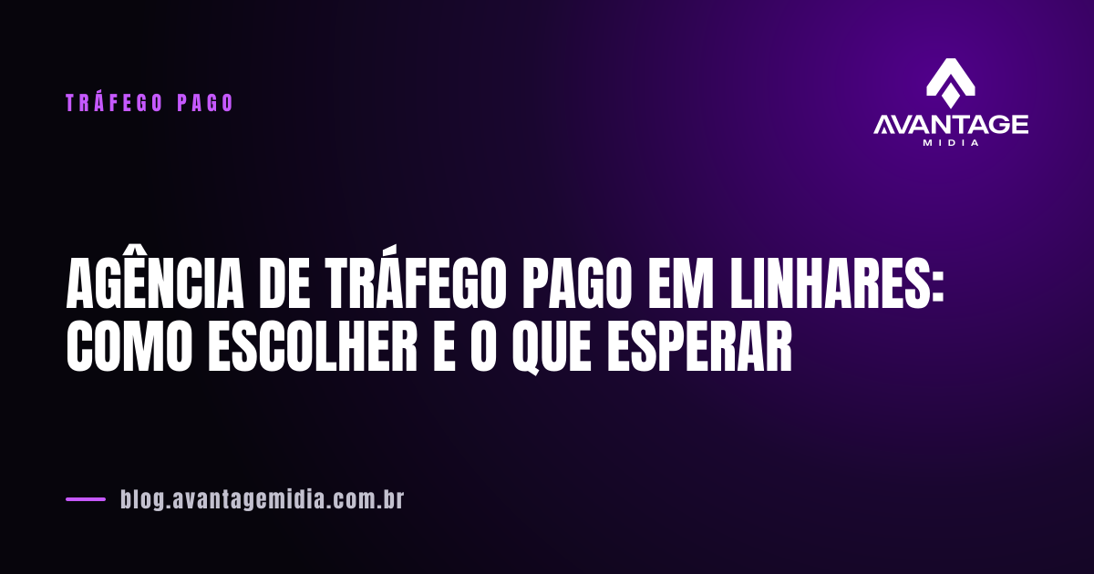 Agência de tráfego pago em Linhares: como escolher e o que esperar